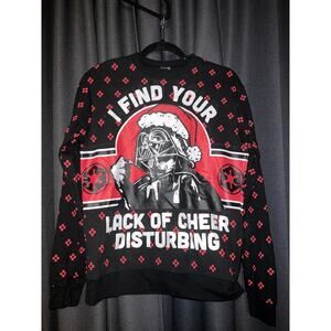 Ugly Christmas Sweater Xmas Sweatshirt Crewneck Size Small Star Wars